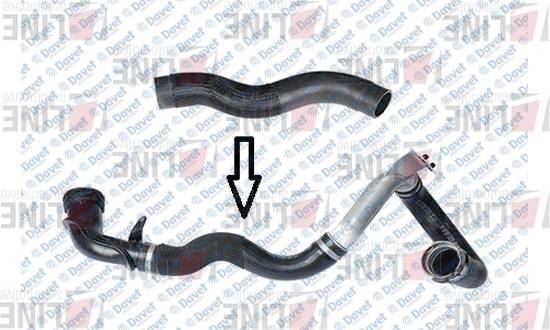 LINE L121300710 Turbo Hortumu Mokka - Trax - Tracker 1.6 D 14>